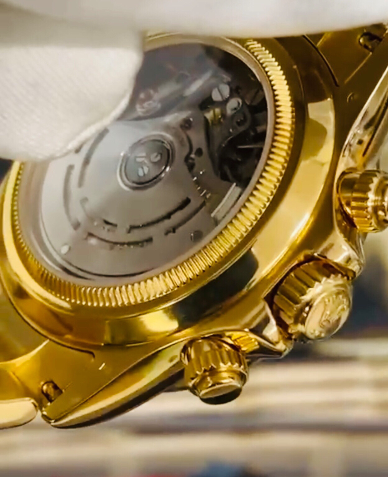 Sapphire Caseback for Rolex Oysterquartz 19018 Exhibition Back