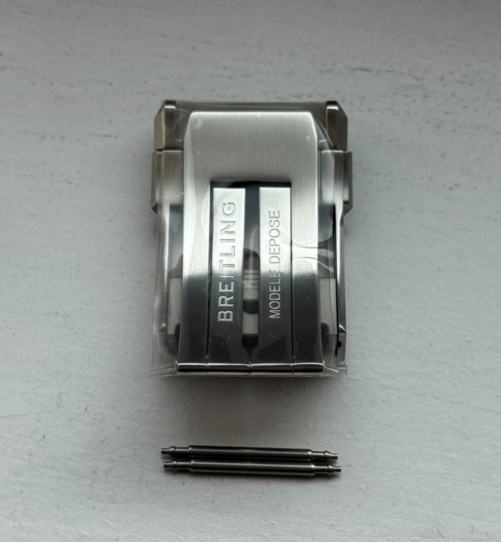 Genuine Breitling Steel Deployment Deployant Clasp Buckle 20mm Strap A20DSA.4