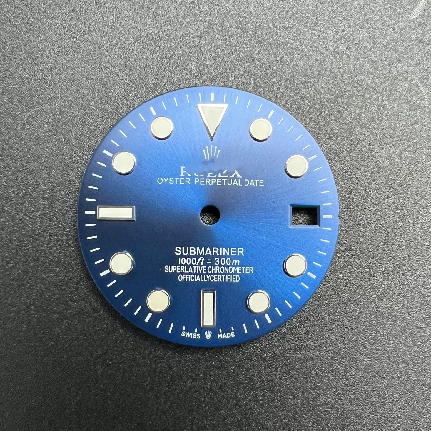 29mm Sun Pattern Watch Dial Green Luminous for NH35 NH36 Movement Watch Parts