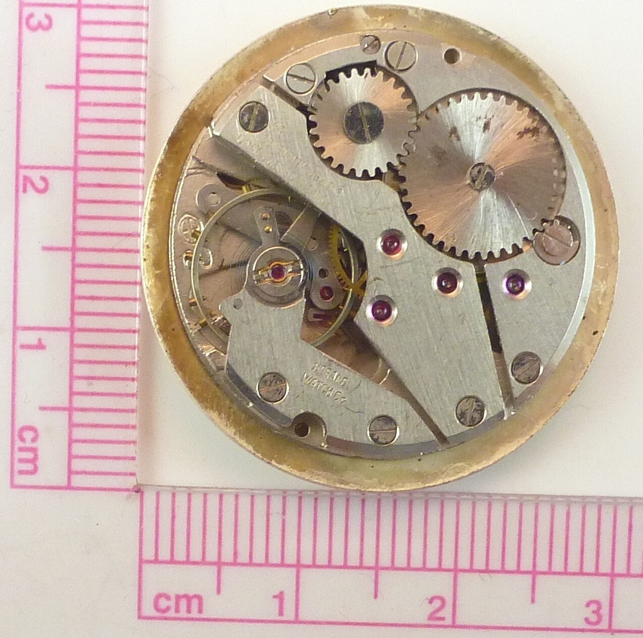 Herald Watch Co Mechanical Wristwatch Movement – – Parts / Repair