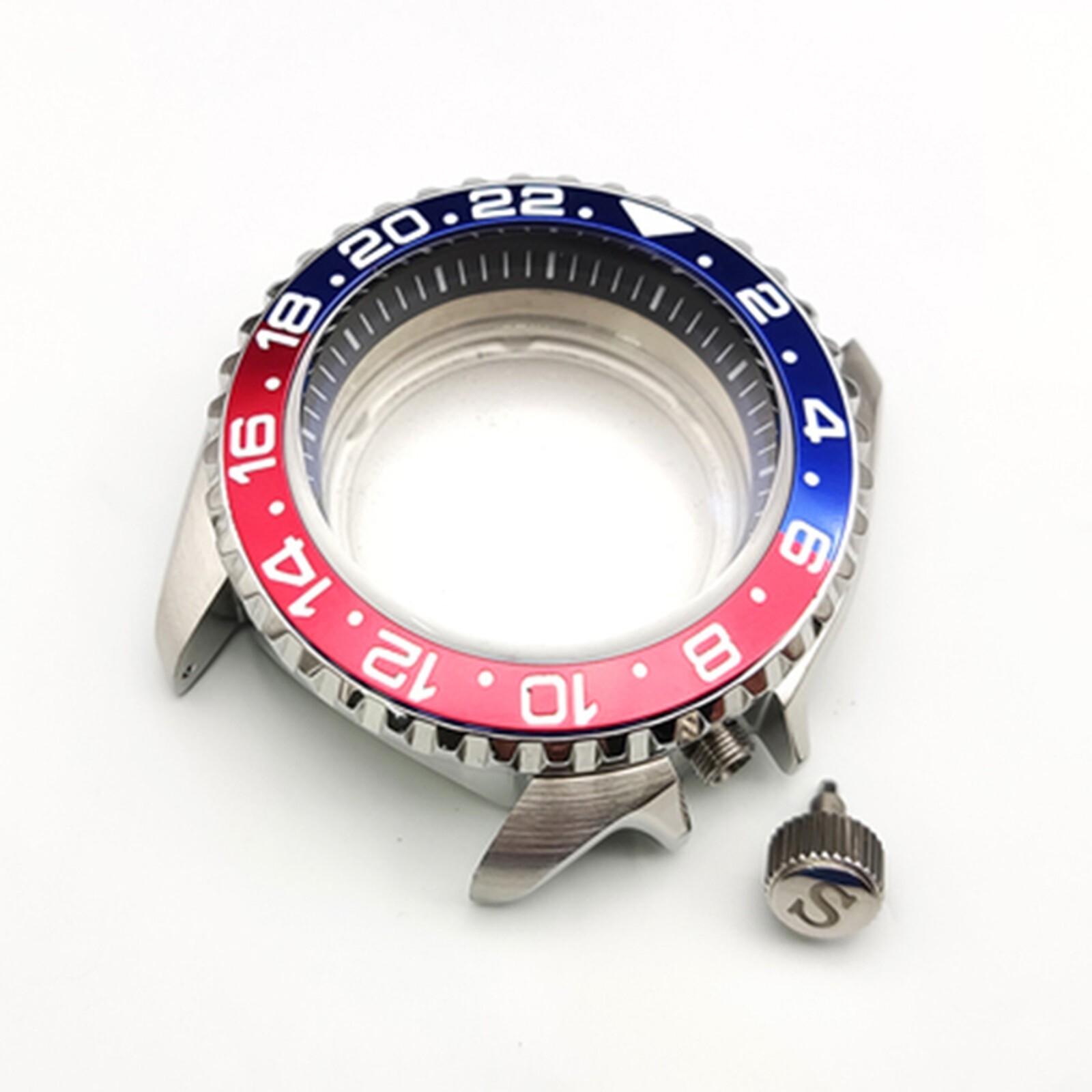 42MM Sapphire Glass Watch Case SKX007 for NH35/NH36/4R Movement Stainless Steel