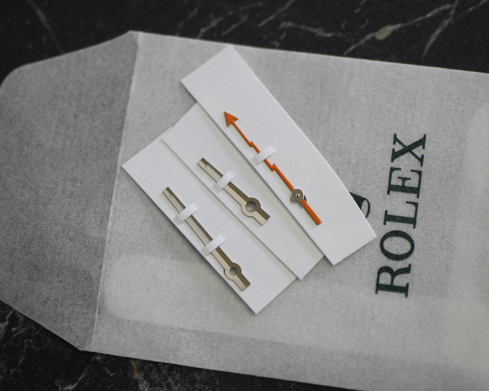 NEW Rolex 410-116400 Milgauss Lancet Set 116400GV Kit Luminova 3131