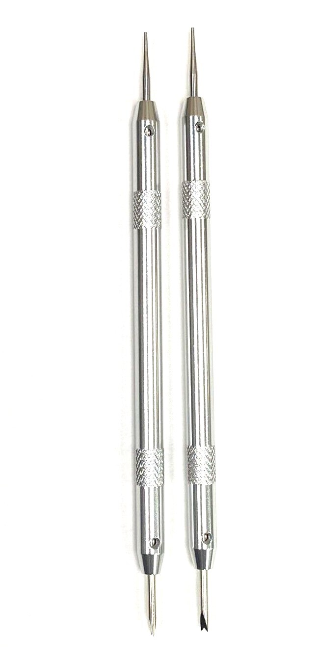 High Quality Watch Band Spring Bar Removers SILVER Handle Watchmaker Repair Tool