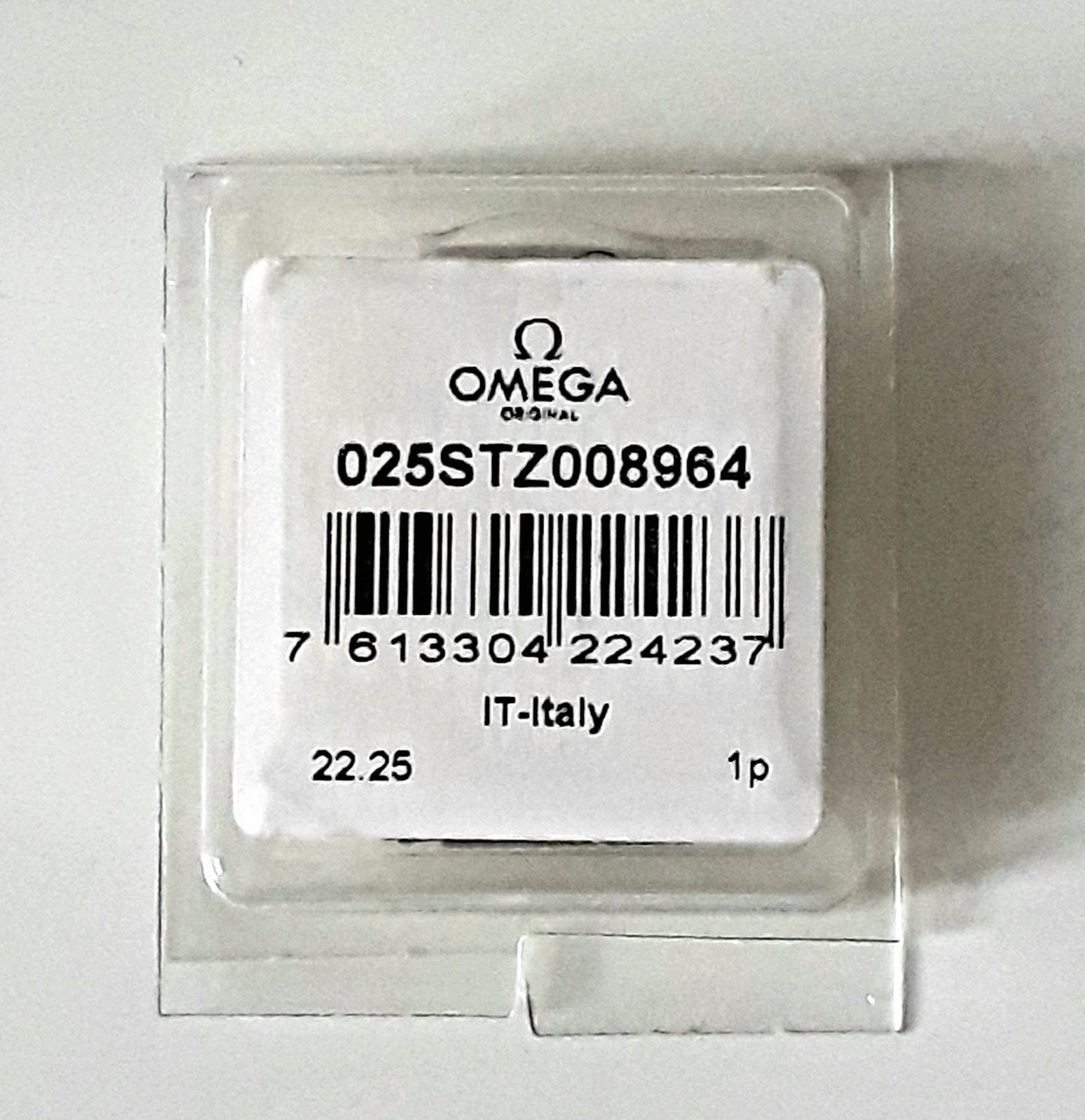 NEW 16mm OMEGA STEEL BUCKLE – EDGED GLOSSY FINISH