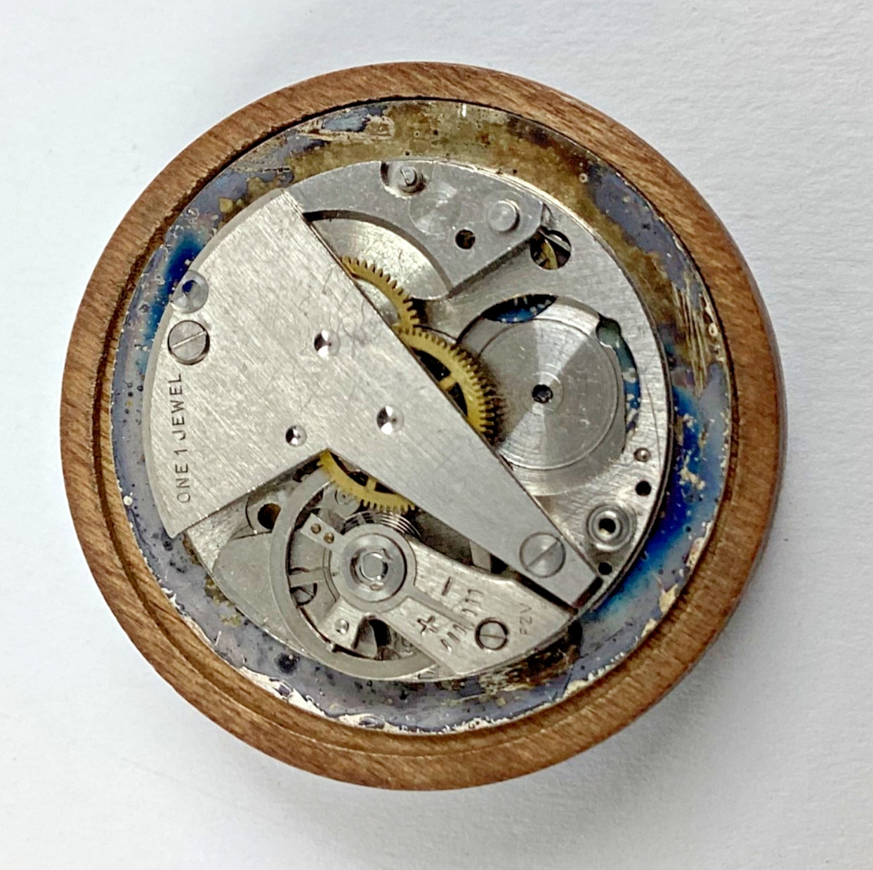 Lot Carlisle Henriline Watch Co Ebosa EB1553 Swiss 1 Runs Spare Part Repair READ