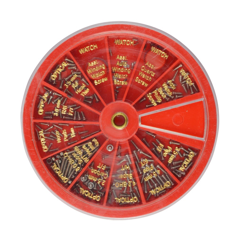 Jewelers Watch & Optical Screw Assortment – 250 Pcs Eyeglass Screws Repair Parts