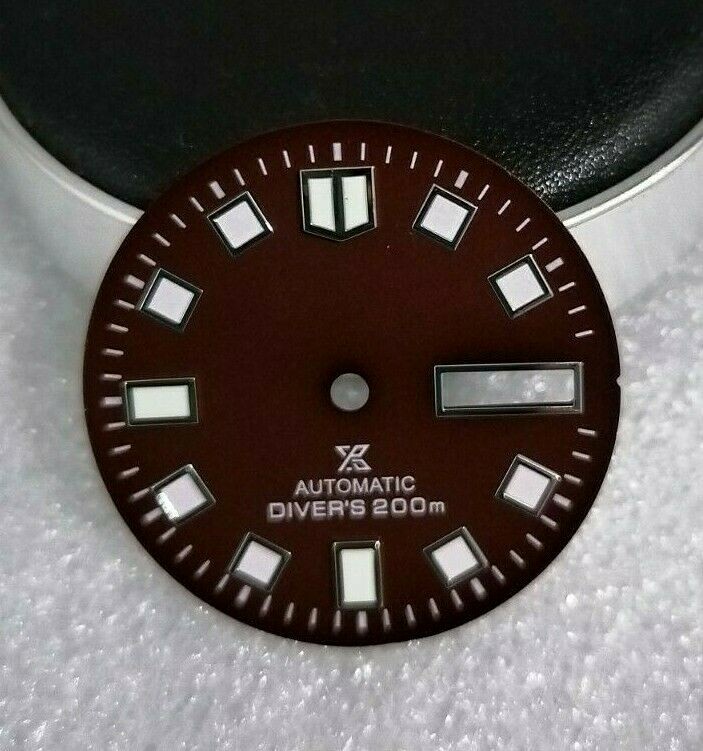 🟤 BROWN DIAL FOR SEIKO NH36 MOVEMENT ( DIAL LEGS AT 3 & EXACT 4 )