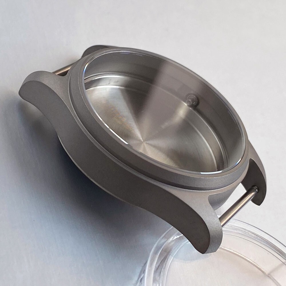 Titanium Case Sapphire Glass Watch Case Fit NH35 NH36 ETA2824 2836 Miyota 8215