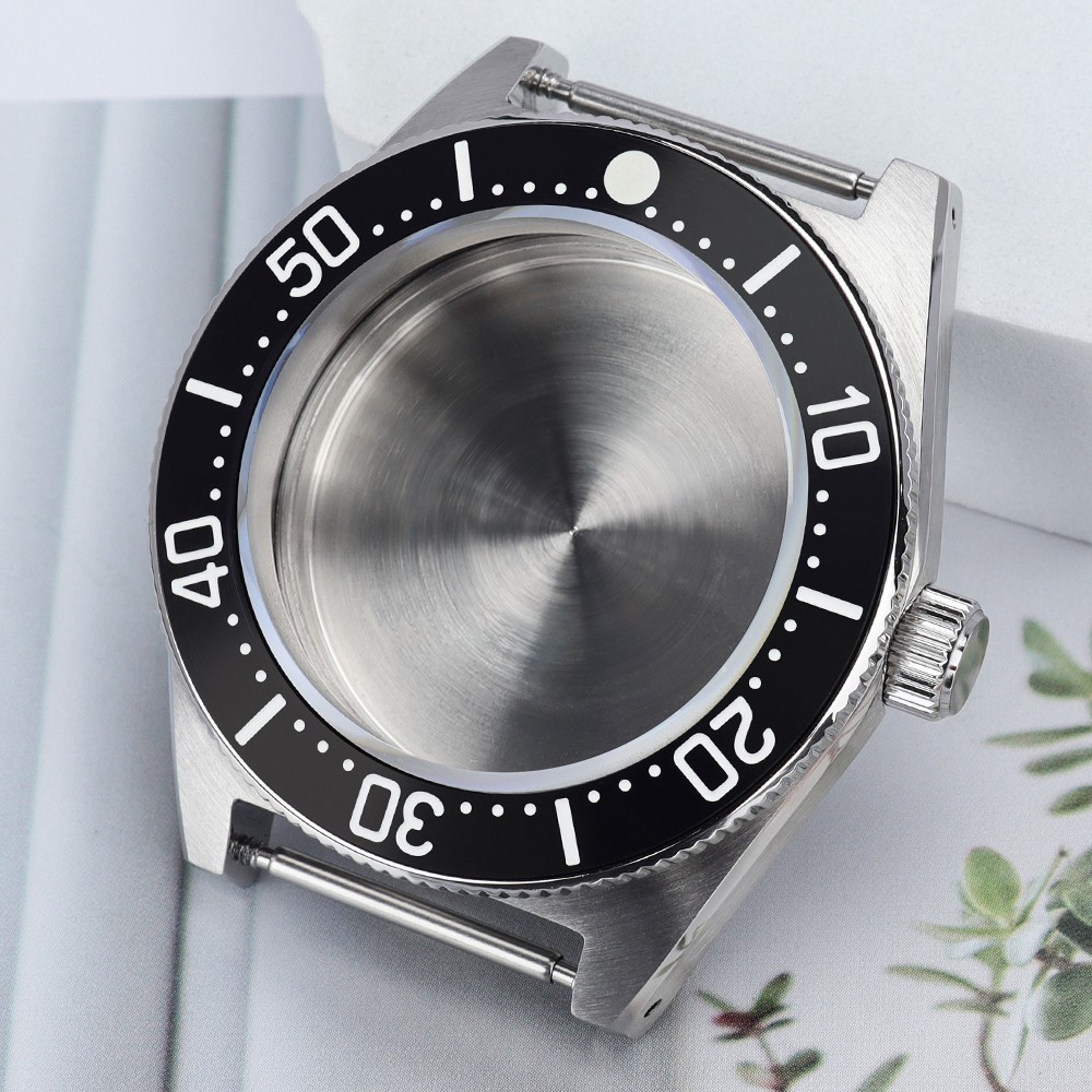 100M Diver STEEL 40.5mm Watch Case 62MAS Style Sapphire For Seiko NH35 Movement