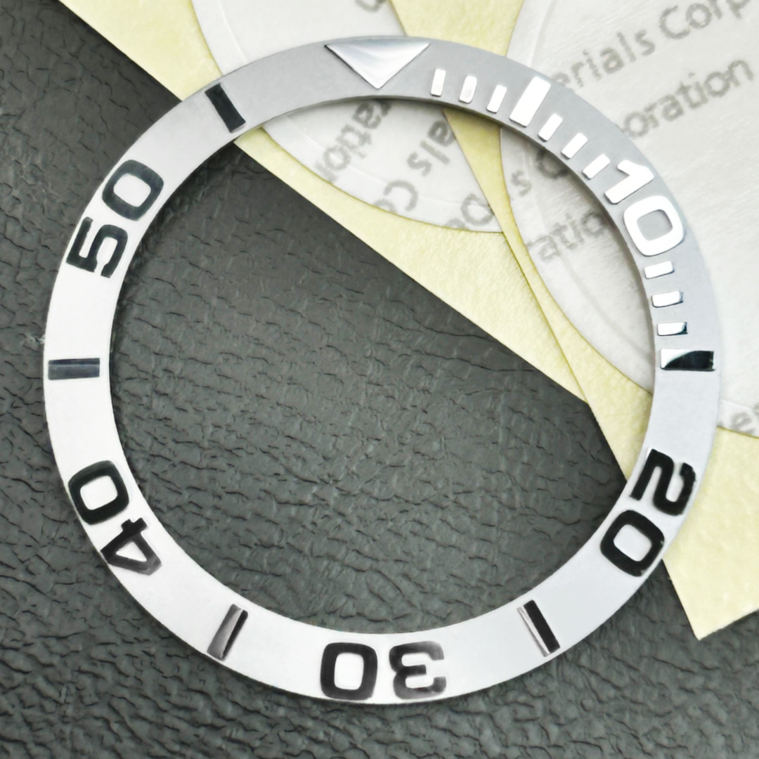38mm Black Blue White Ceramic Sloped Watch Bezel Insert for 40mm Sub SKX 007 Mod