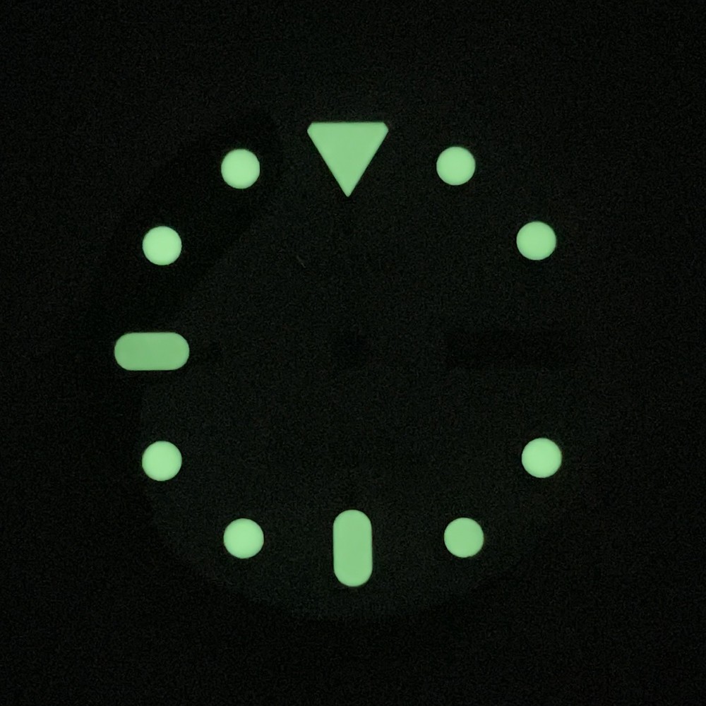 28.5mm NH36A SKX Watch Dial with 300m C3 Lume Guitar Design Limited Edition