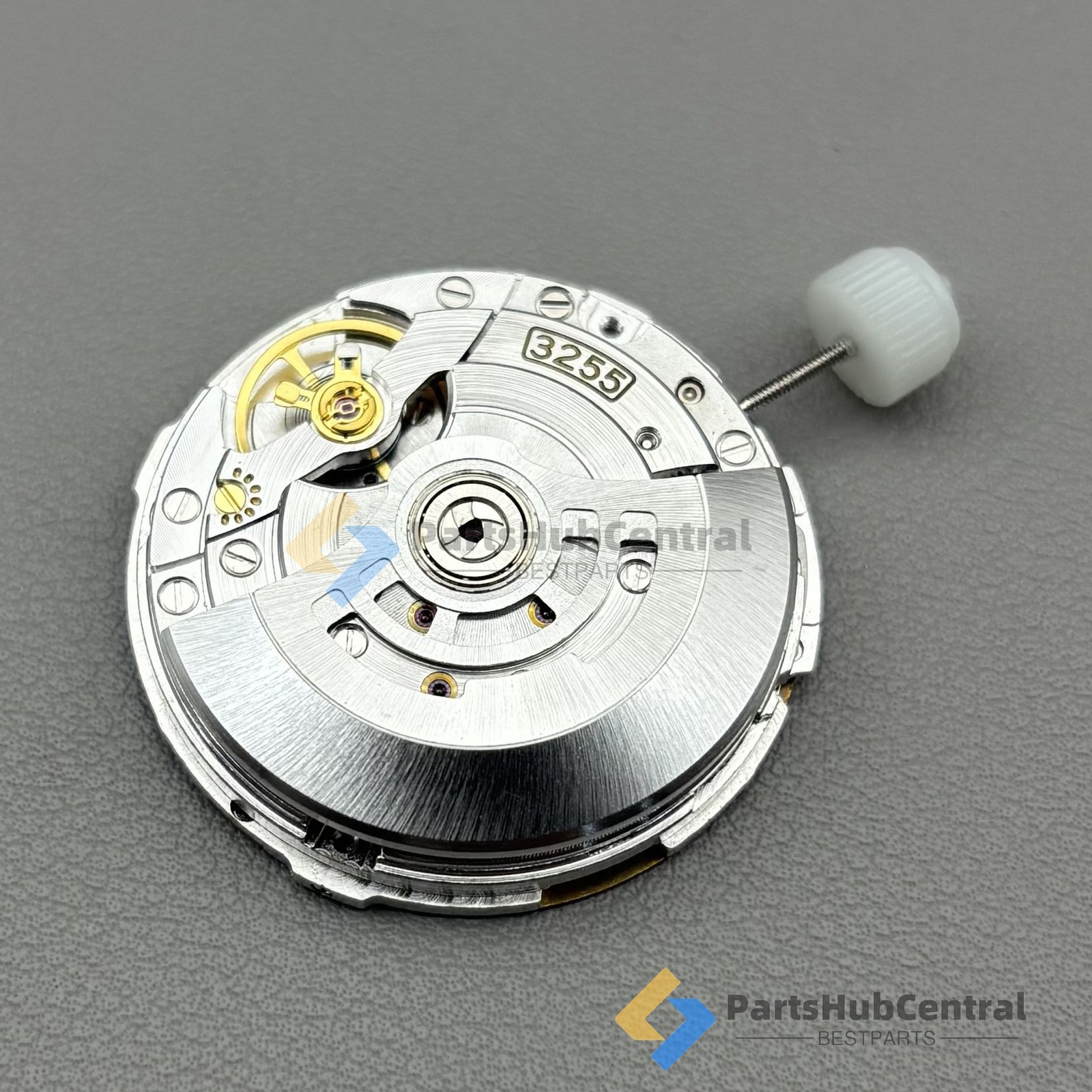 3255 Automatic Mechanical Movement Dual Calendar 31 Jewels Blue Balance Wheel US