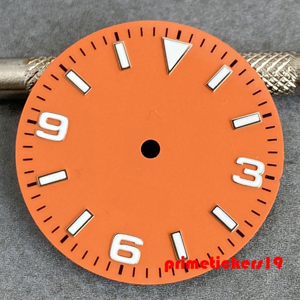 29mm Watch Dial+Hands Set Luminous Fit NH35 Miyota82 ETA2824 PT5000 Multicolored