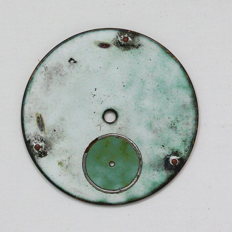 American Waltham Watch Co. 16 Size Enamel Single-Sunk Vintage Pocket Watch Dial