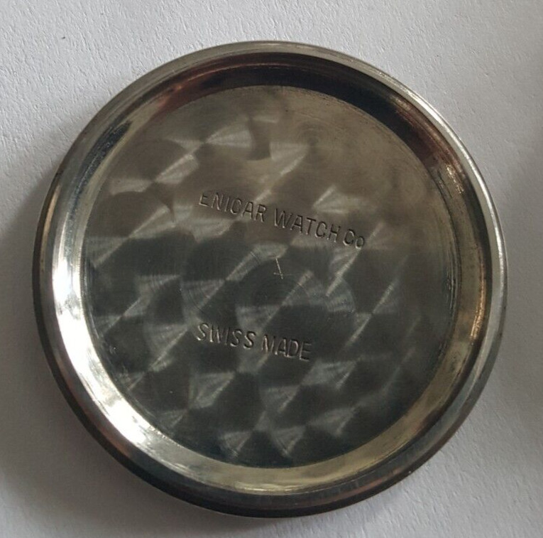 Enicar Steel Case For Automatic Movement With Diameter Of 27.50mm