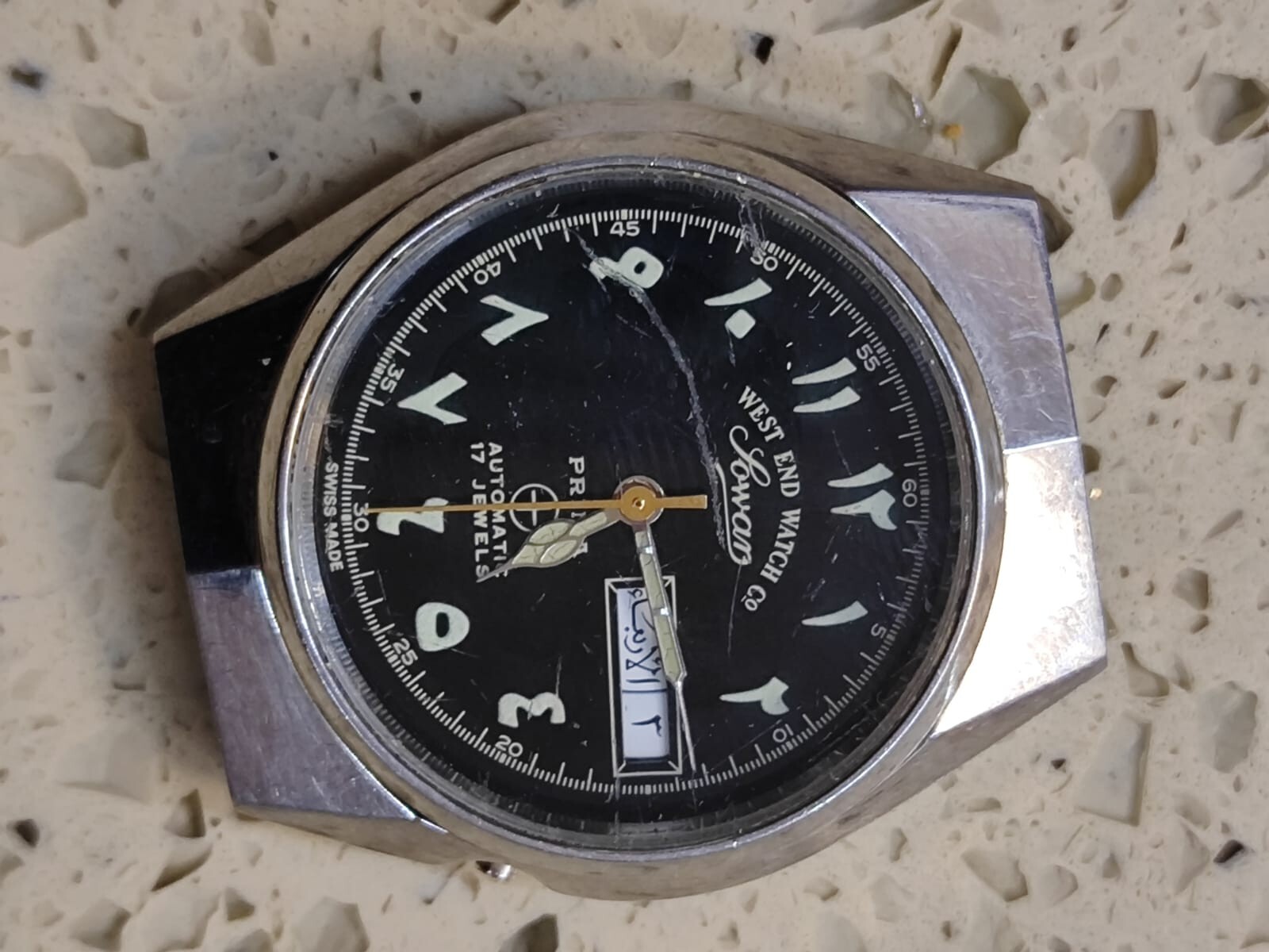 ETA 2846 with West End Watch – -Not work Incomplete Movement for parts