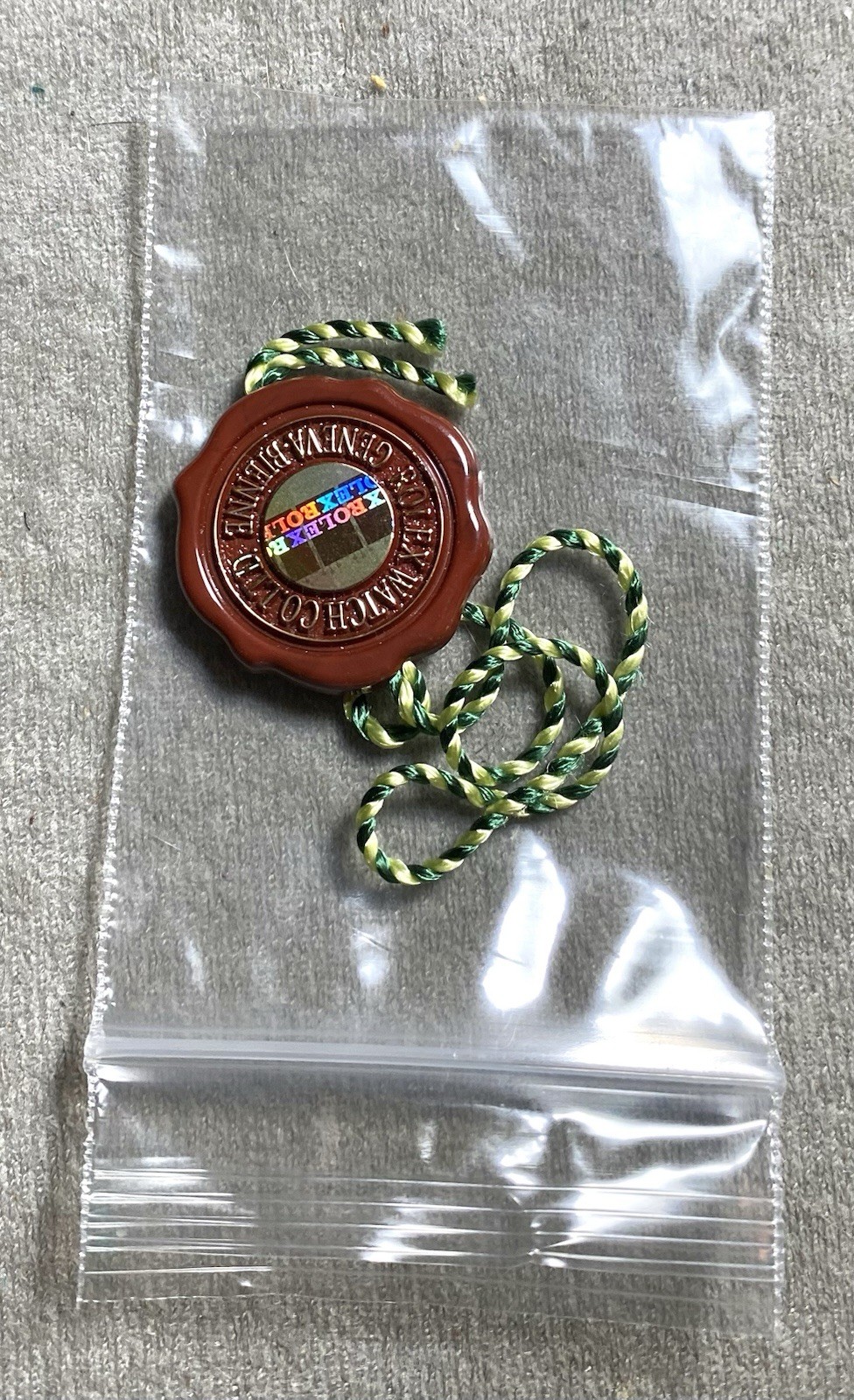 Rolex Red Hang Tag Multi Crown Hologram (1990-2000) ORIGINAL