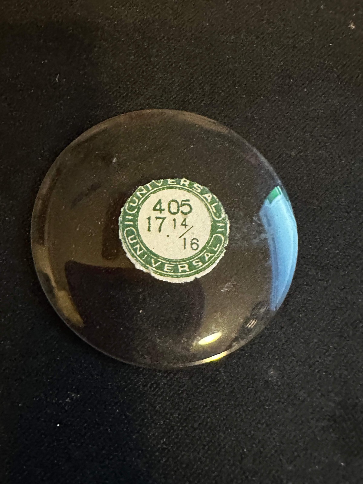 Universal Vintage Glass Pocket Watch Crystal 17-14/16 (40.5mm) – NOS