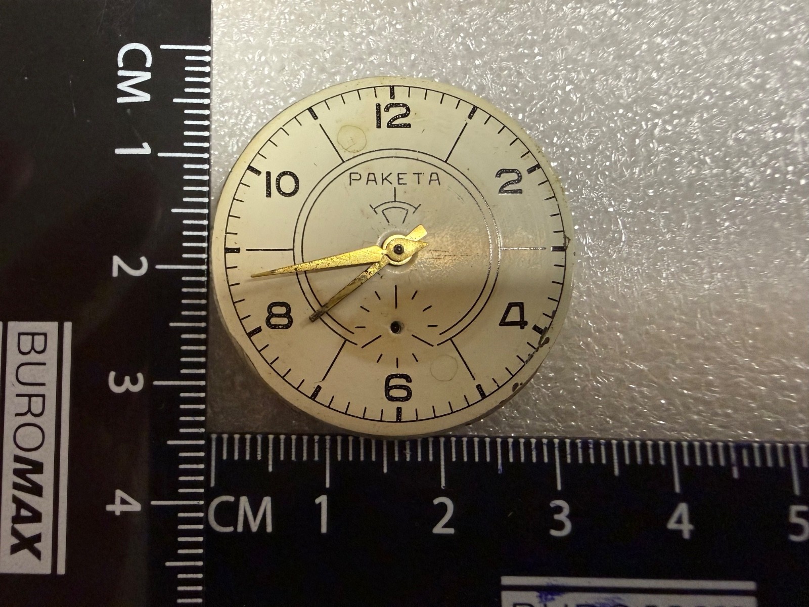 Watch movement USSR Raketa Cal.2602 plus Dial.For parts.