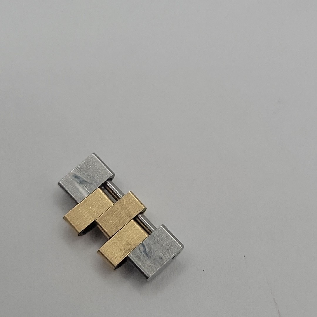 Genuine Rolex Steel & 18k Yellow Gold 15.3mm Link for Jubilee Bracelet 62523