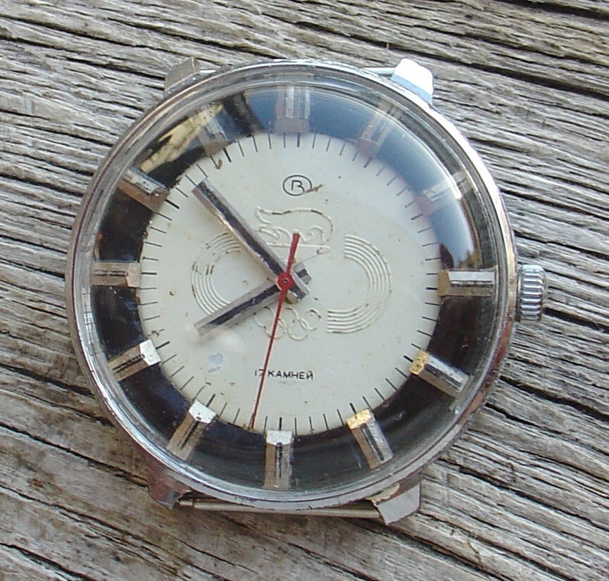 SOVIET RUSSIAN COLLECTIBLE WOSTOK (VOSTOK) – OLYMPICS – 1980 WATCH serviced