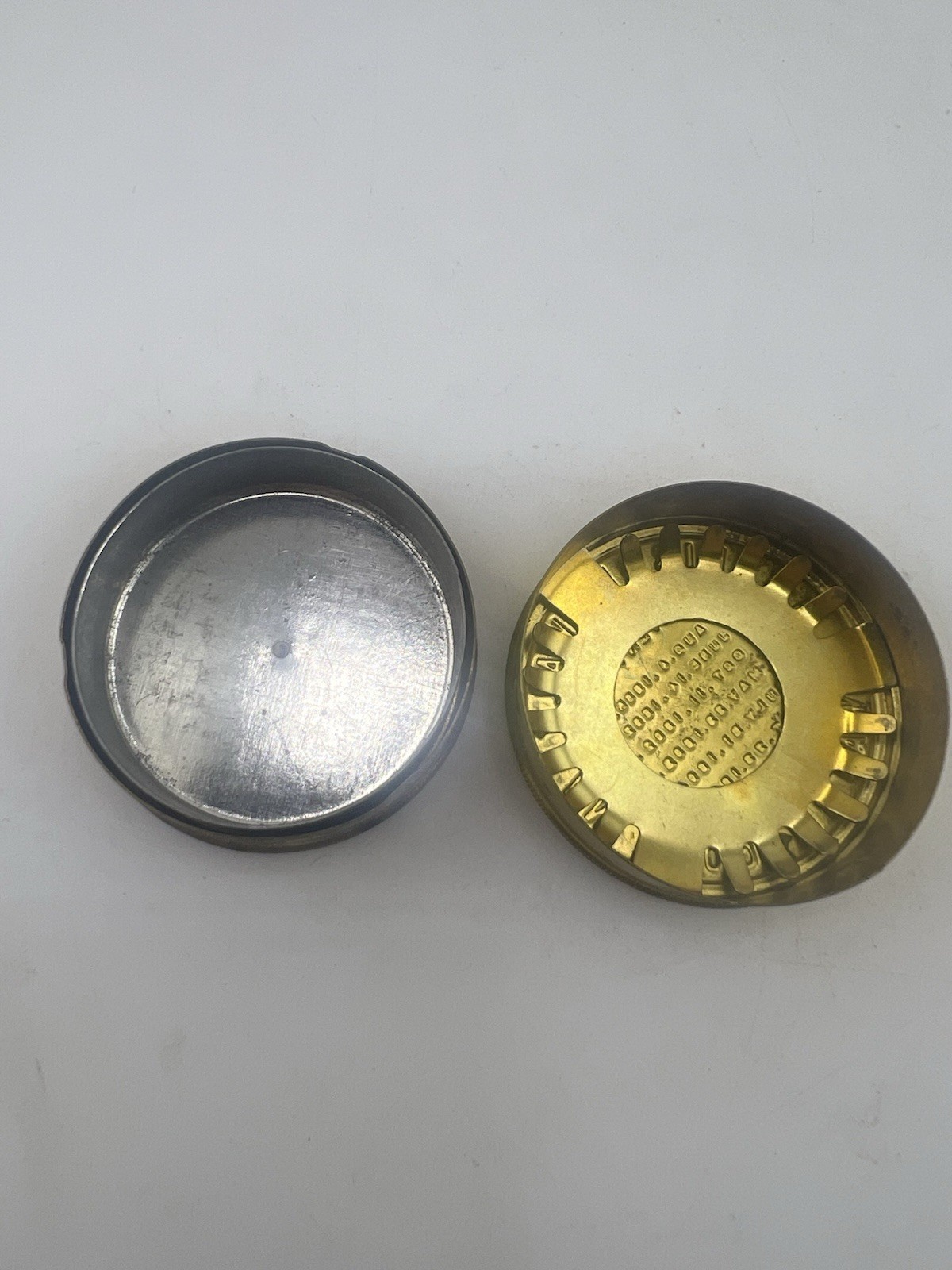 American Waltham Watch Co. Pocket Watch Movement Holder Container Tin Empty