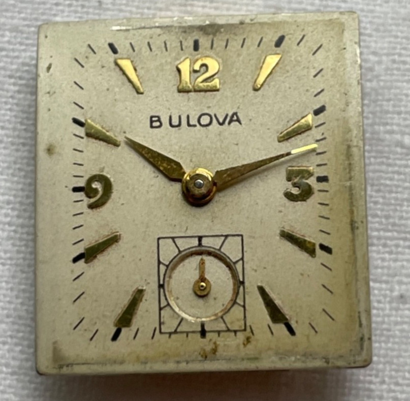 Bulova 8AE – movement for mens watch TRY TO RUN, lot 0707