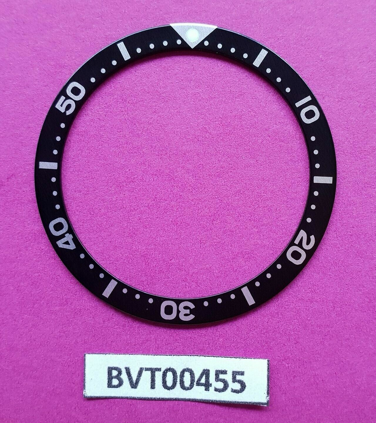 NEW SEIKO BLACK INSERT “IO” 6105 6309 6306 7002 7S26 7548 DIVE WATCH BVT00455