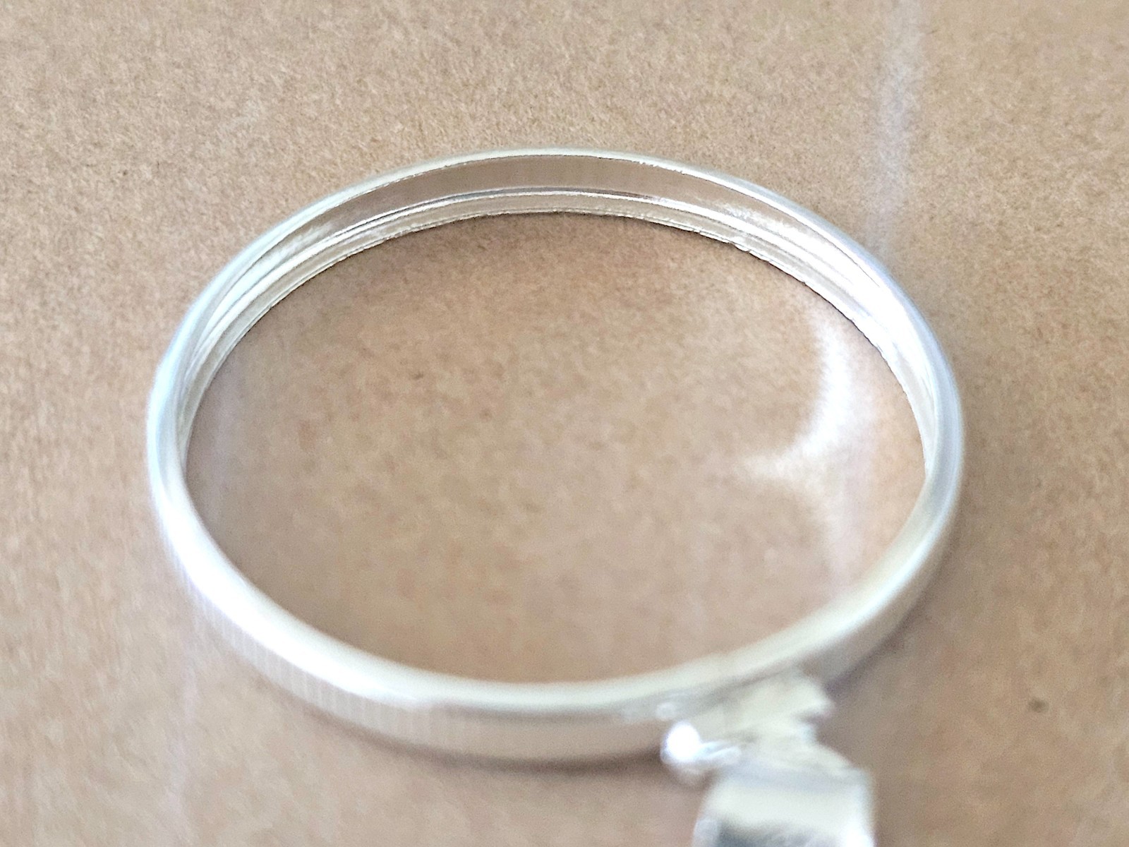 925 Sterling Silver Screw Top Simple Bezel for 30mm Half Dollar 50 Cents Coins