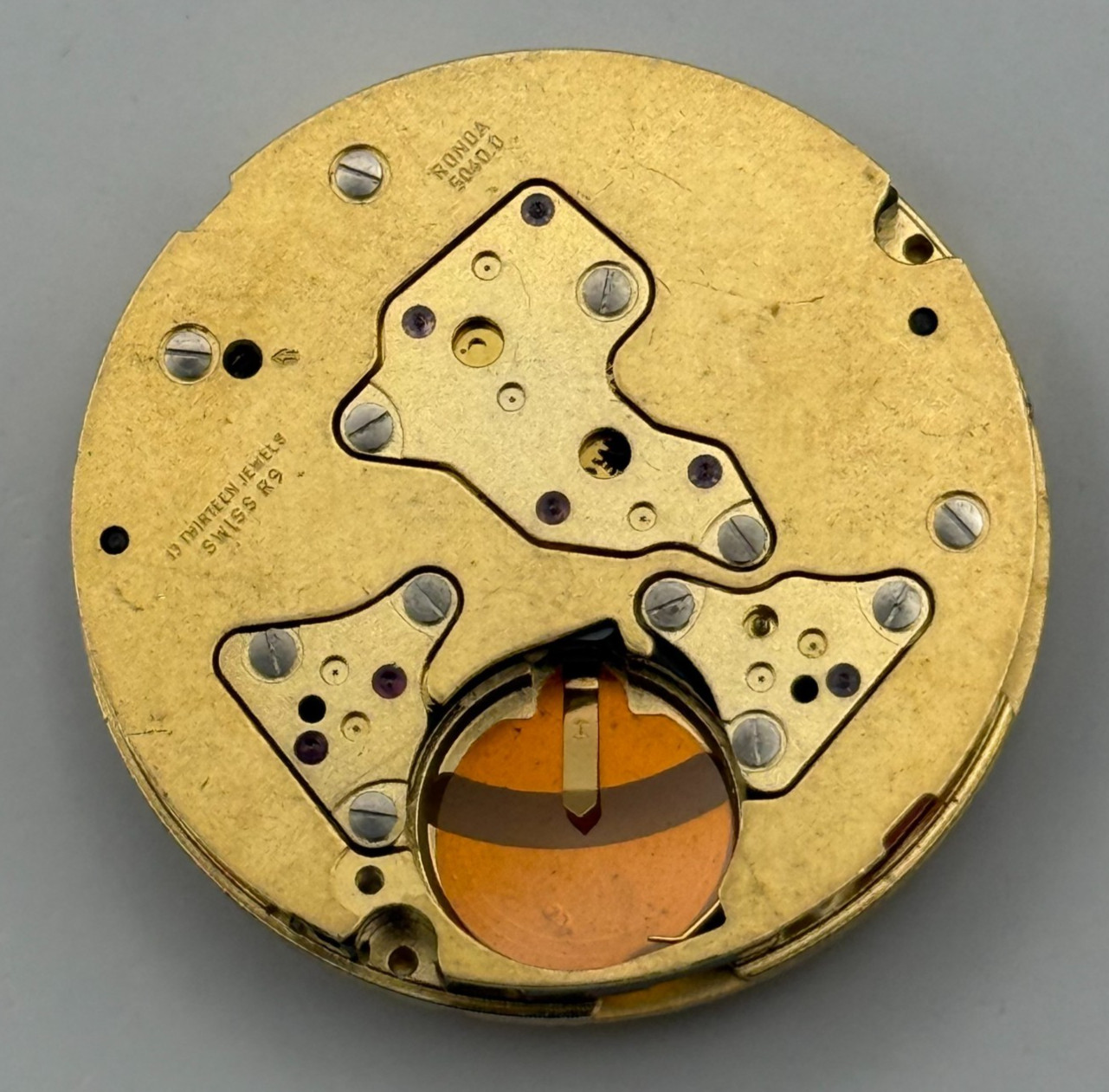 Ronda 5040.D Watch Movement Quartz Swiss R9 13 Jewels Parts Repair Spares 28.3mm