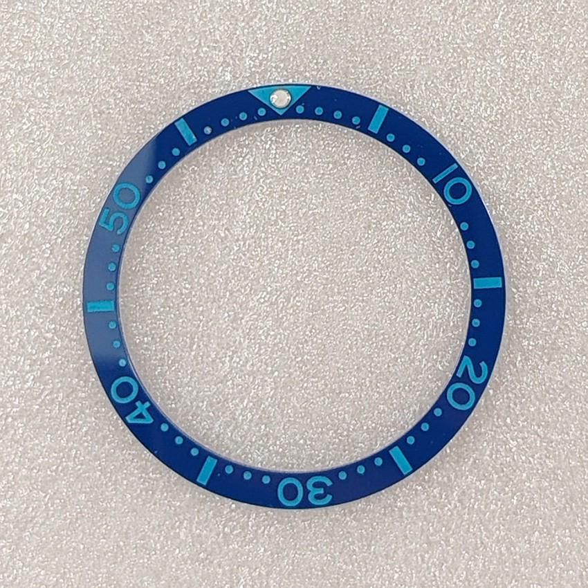 SUB Watch Numbers Circle 38mm&31.5mm Flat Ceramic Bezel Insert Watch Ring Cover