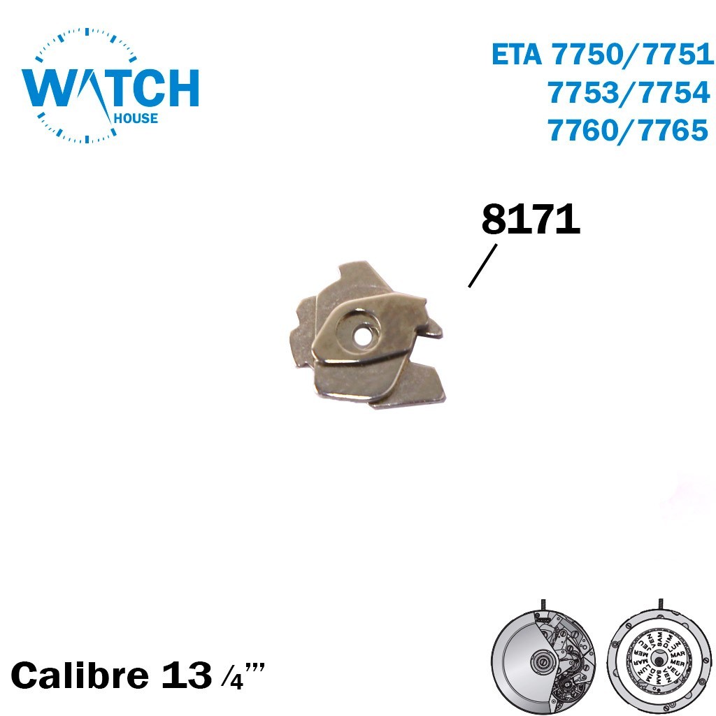 Valjoux Cal. 7750 Watch Part 8171, Auto 8041, Chronograph cam. watchmakers
