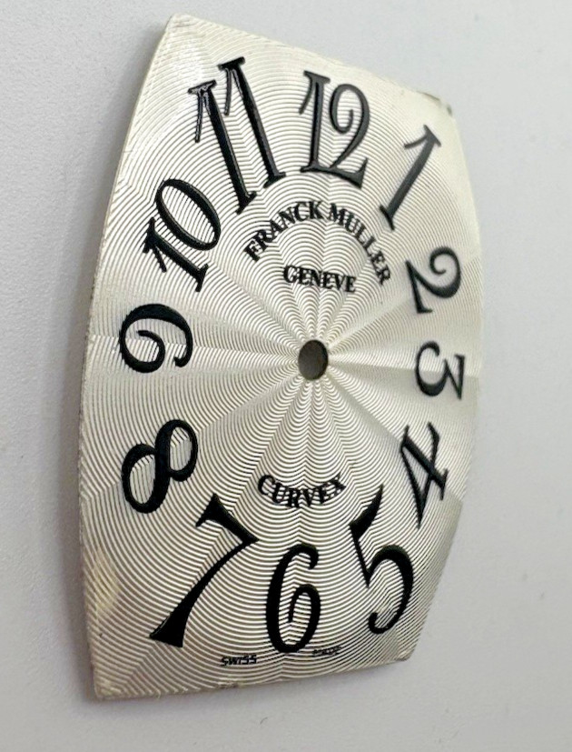Franck Muller Cintree Curvex 23mm x 28mm 1752QZ Silver Dial