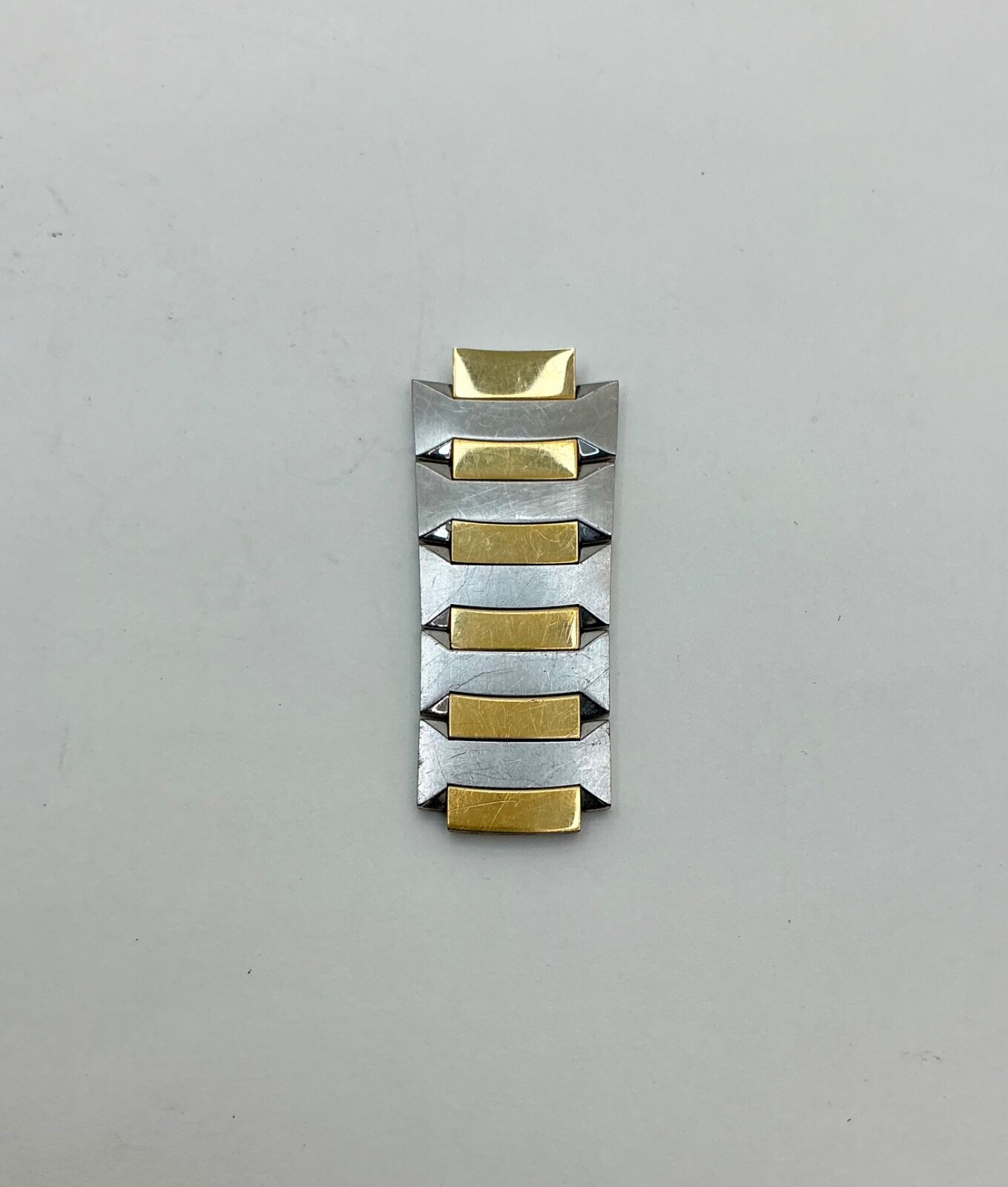 Men’s Movado Partial Band 81 G2 1886 Two Tone Stainless Steel and Gold Tone