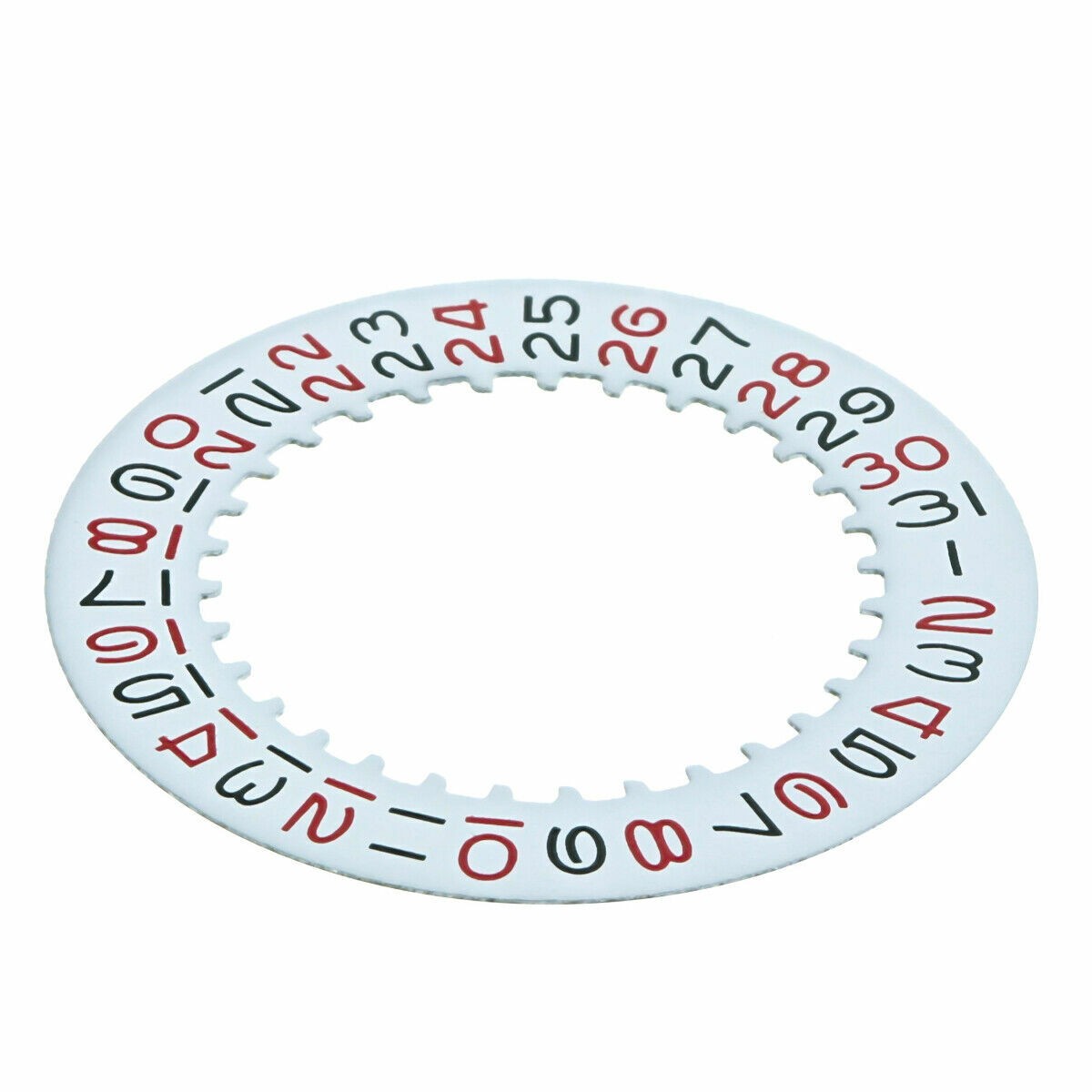 White Red Black Roulette Replacement Date Disc For Rolex Oysterquartz 19018