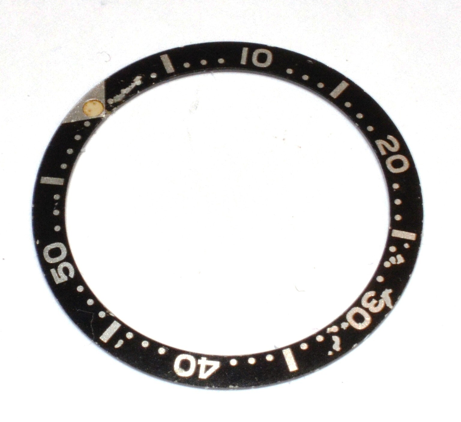 Original RARE Vintage Seiko 6105-811X 8110 8119 Captain Willard Bezel Insert! CK