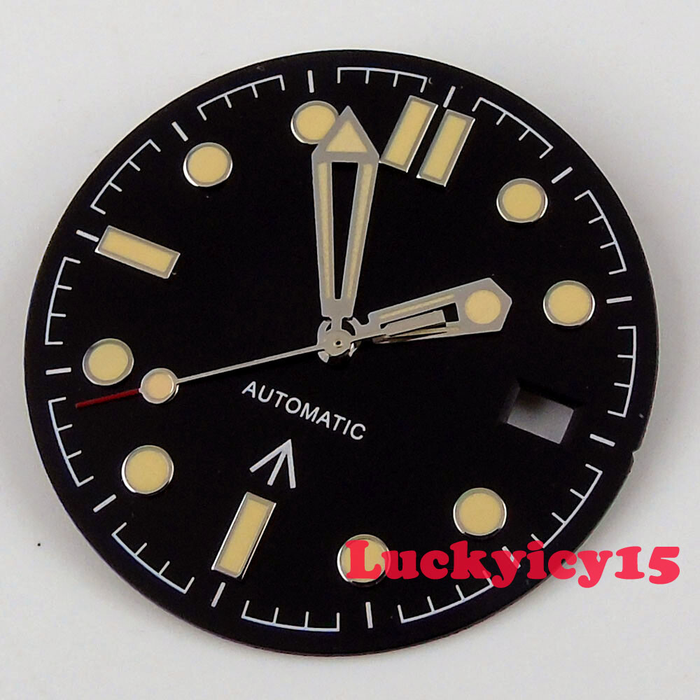 31mm watch dial fit for Miyota 8215 DG2813 NH35A Automatic movement dial+hands