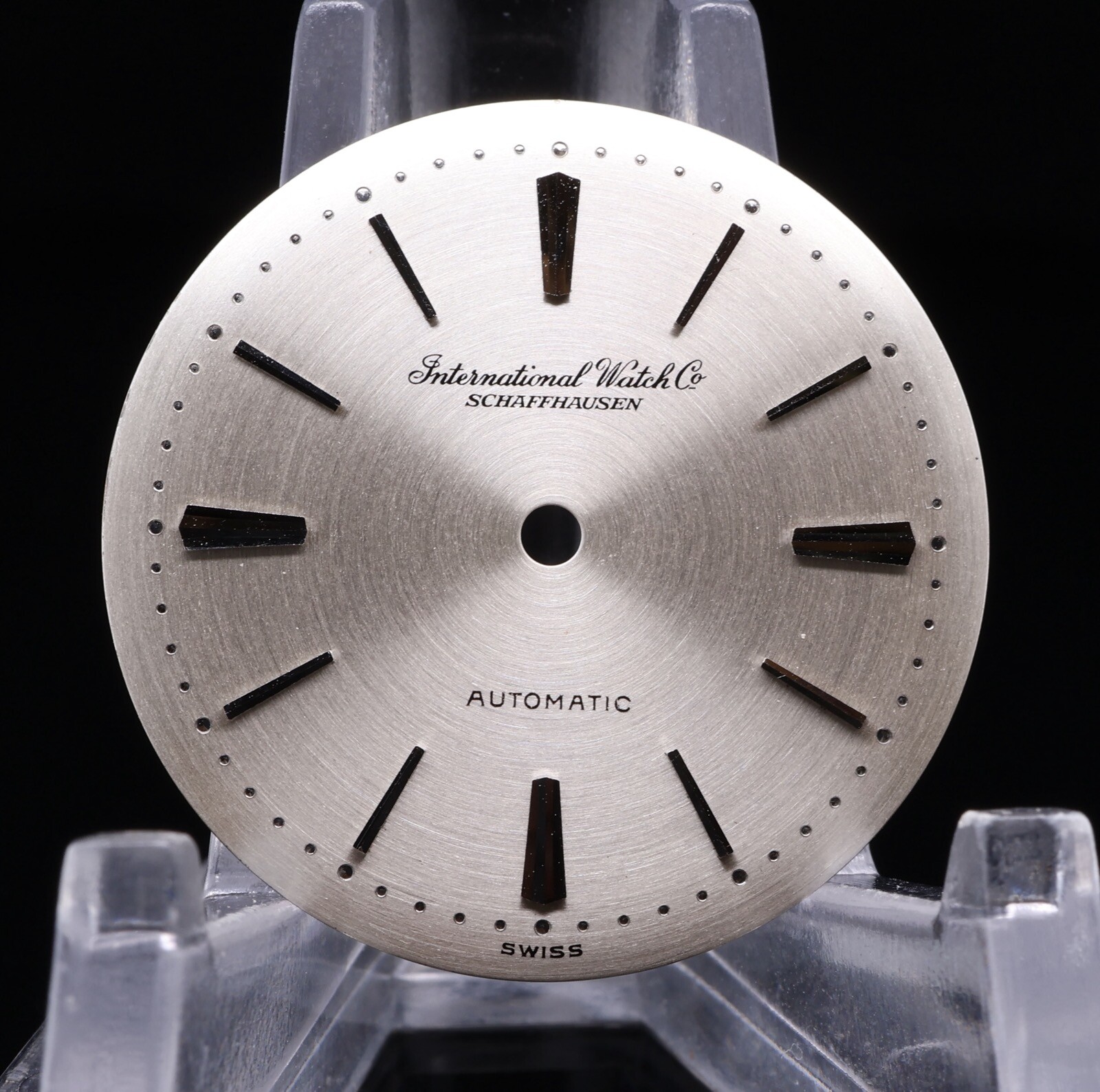 Vintage N.O.S IWC 27.9mm Silver Automatic Dial #504