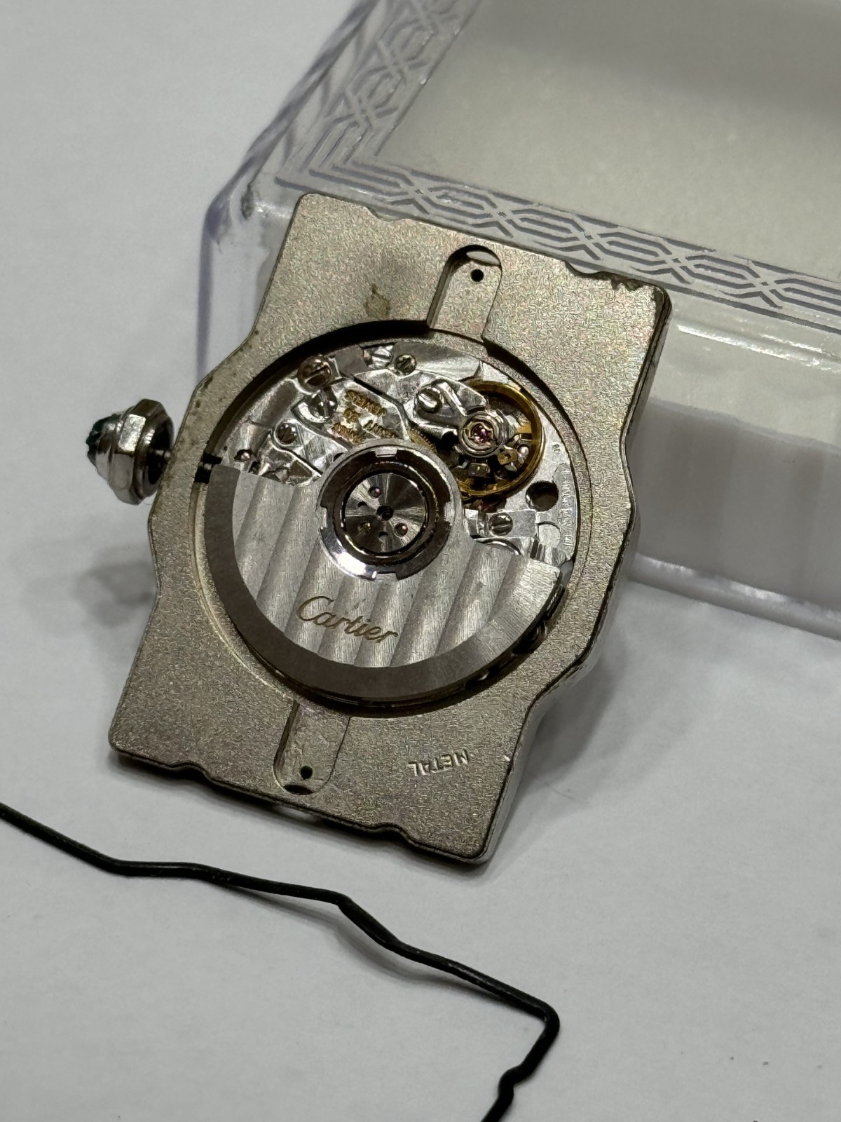 Cartier Movement & Dial Automatic Cal.120 Eta 2000-1 Swiss Made Running