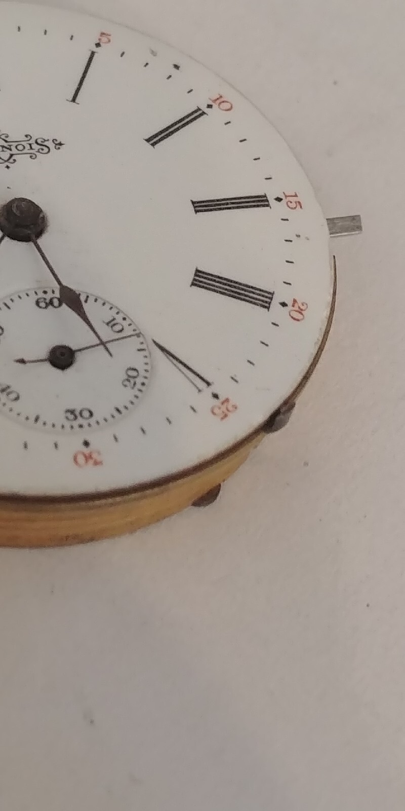 1890 Illinois Springfield Pocket Watch 6s Movement Running, for Parts or Repair.