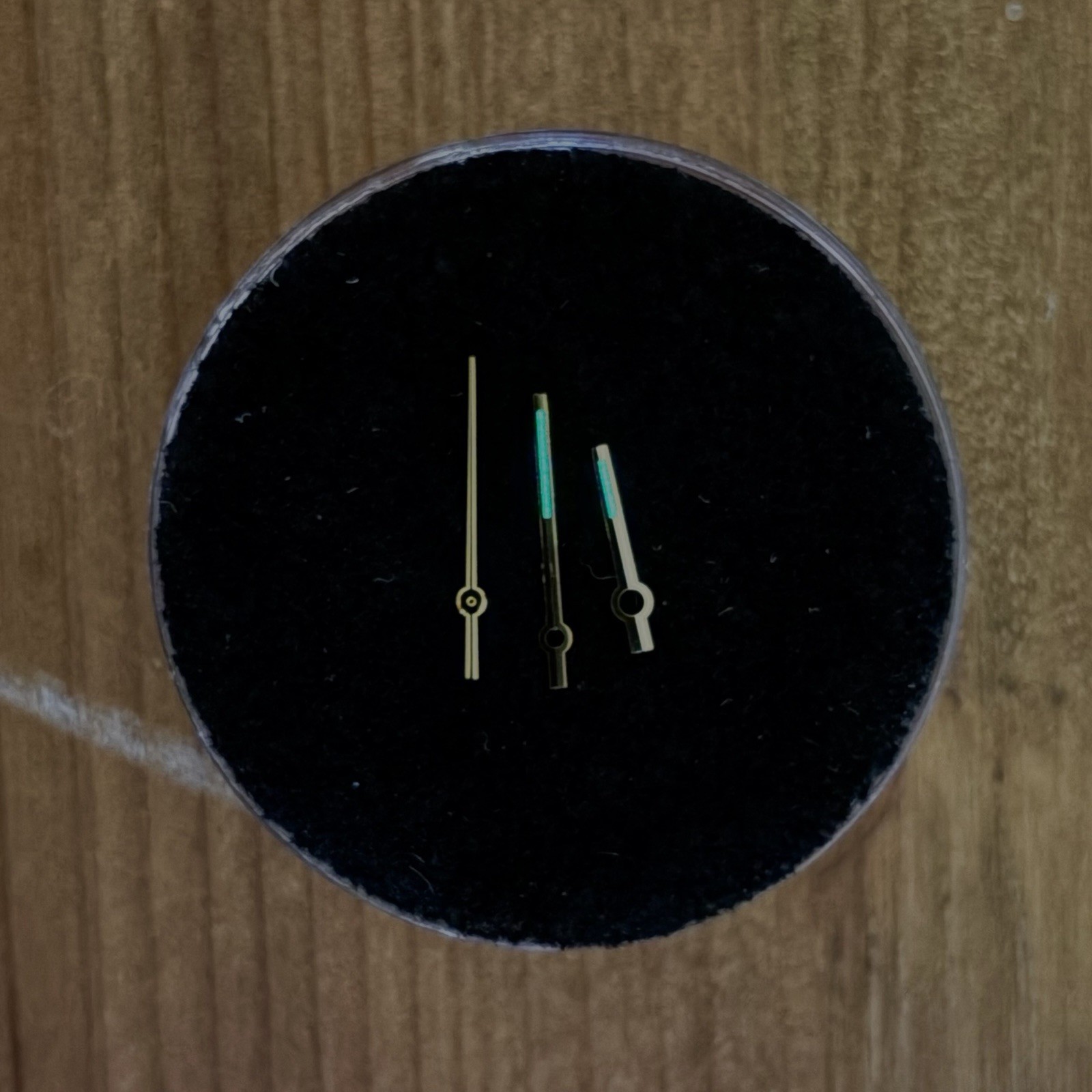Gold Green Lume Watch Hands for Rolex Datejust 16013 16203 16233 Cal 3035/3135