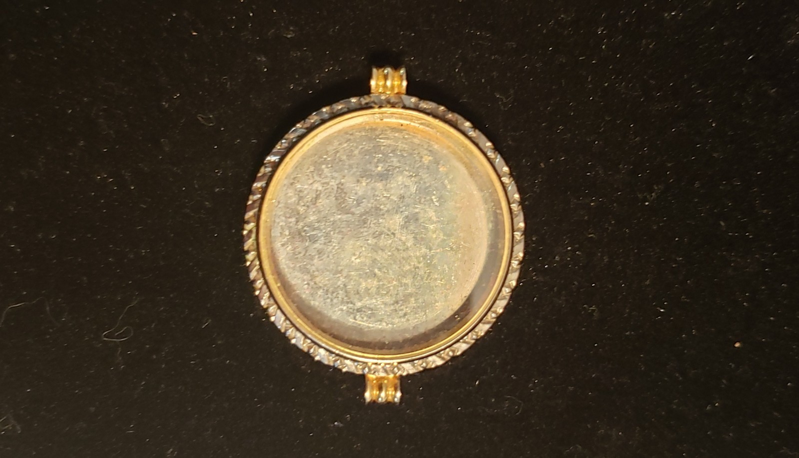 Pre-owned CARTIER VERMEIL ARGENT QUARTZ CASE + CRYSTAL for parts