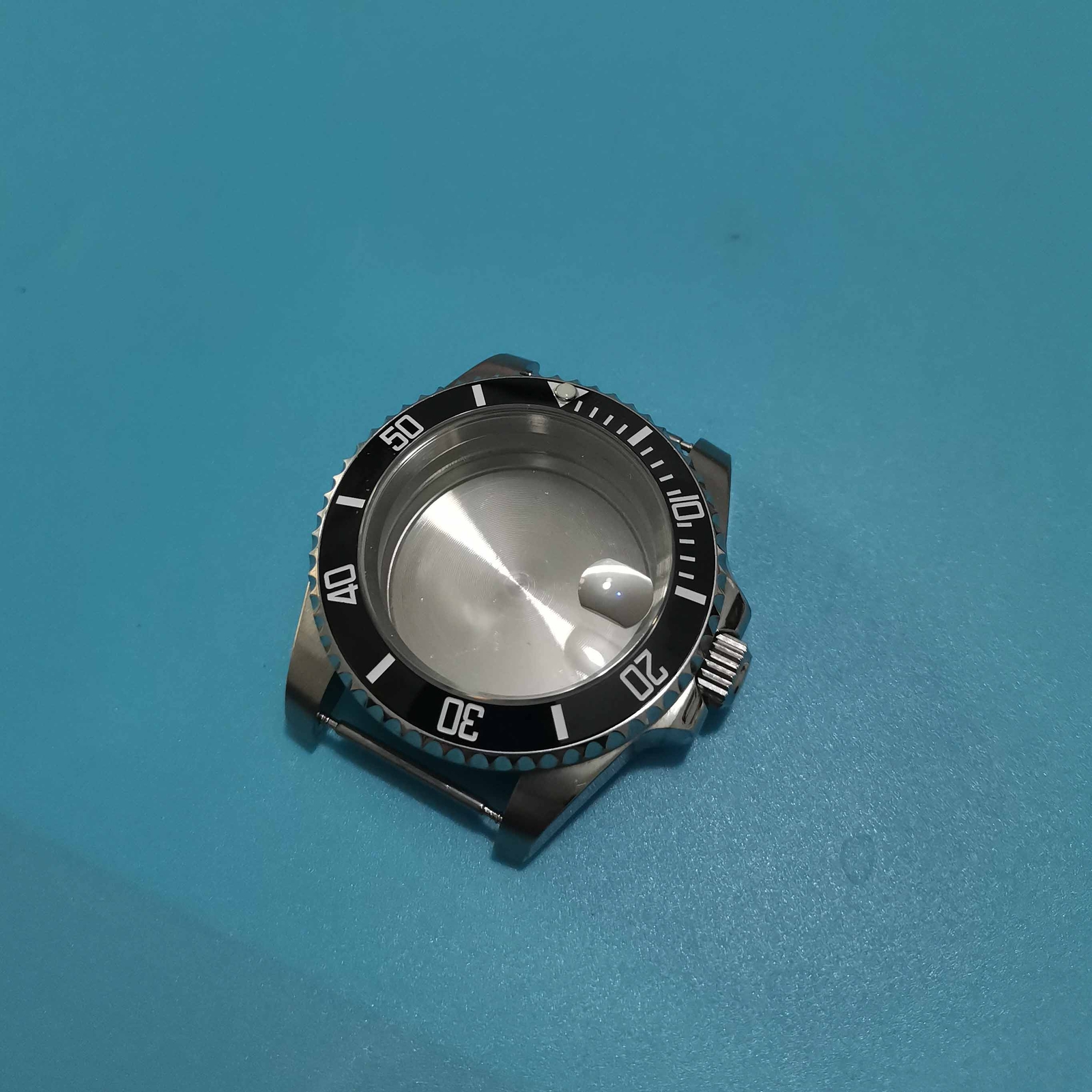 40mm For NH35 NH36 4R35 4R15 SKX007 Movement Watch Case Sapphire Glass & Insert