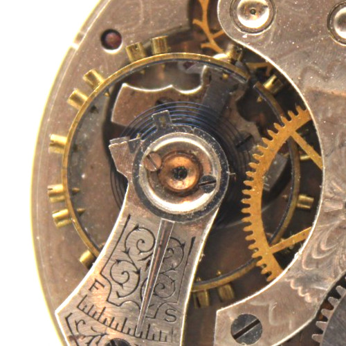 1913 WALTHAM POCKET WATCH MOVEMENT 19166101 GRADE: 610 16s 7j (KF2)