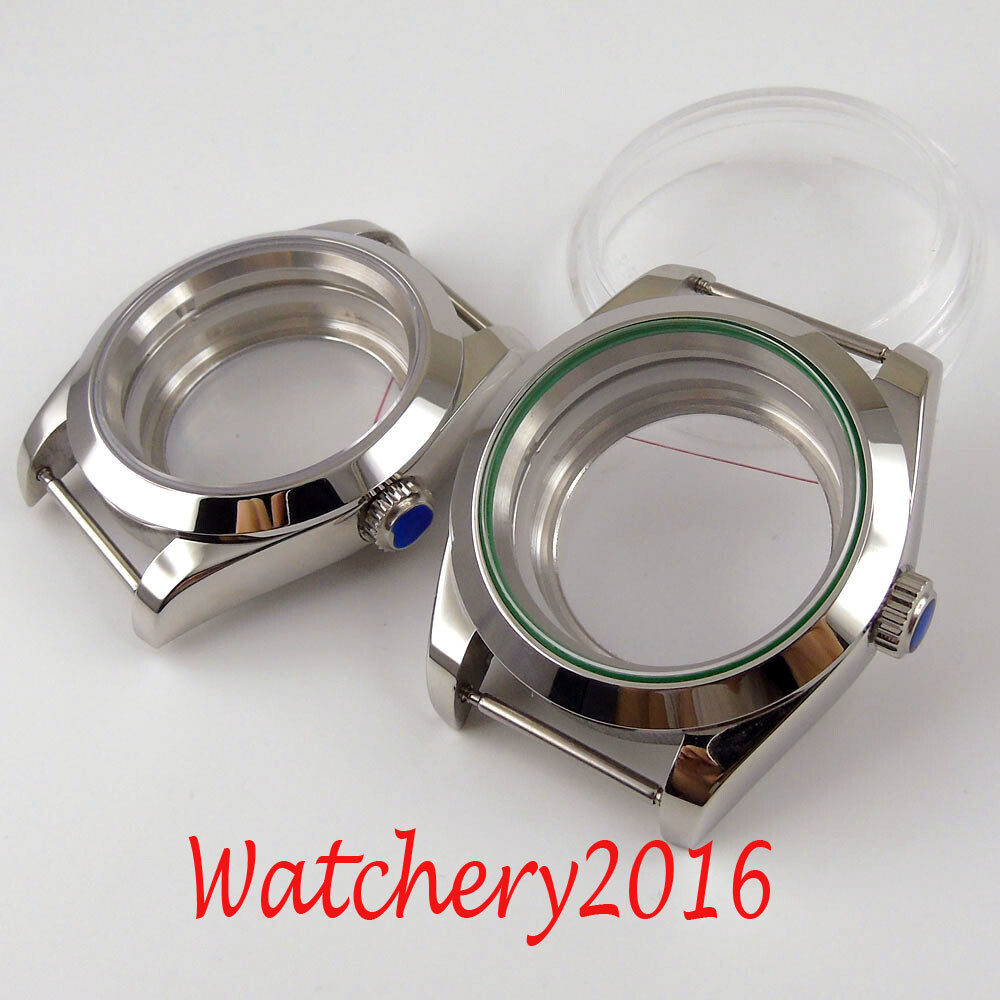 39mm 36mm Sapphire Glass Watch Case Fit NH35 NH34 ETA2824 2813 Miyota8215 PT5000