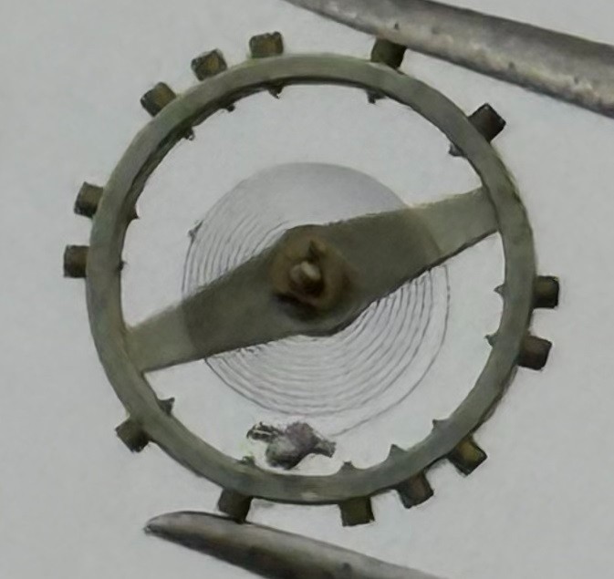 Peseux 140 290 Balance Wheel Complete And Spring 5–7’’’ 1995 Watch Movement Part
