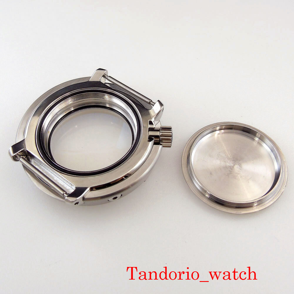 47mm Watch Case 20ATM Diver Fit NH35A Skx007 SBBN031 Sapphire Crystal