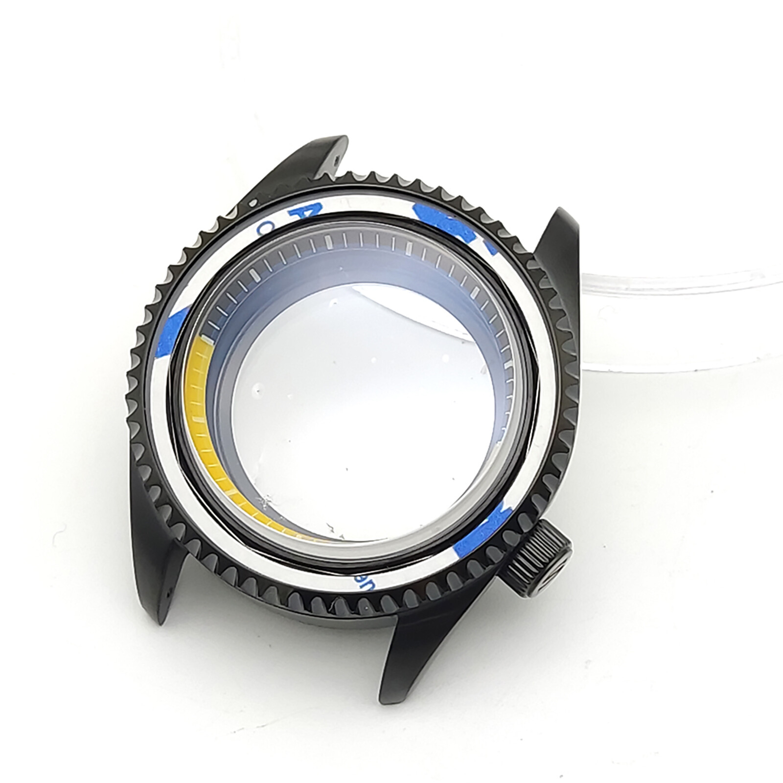 42MM Watch Case Modified SK007 Sapphire Glass Steel Case for NH35/NH36 movement
