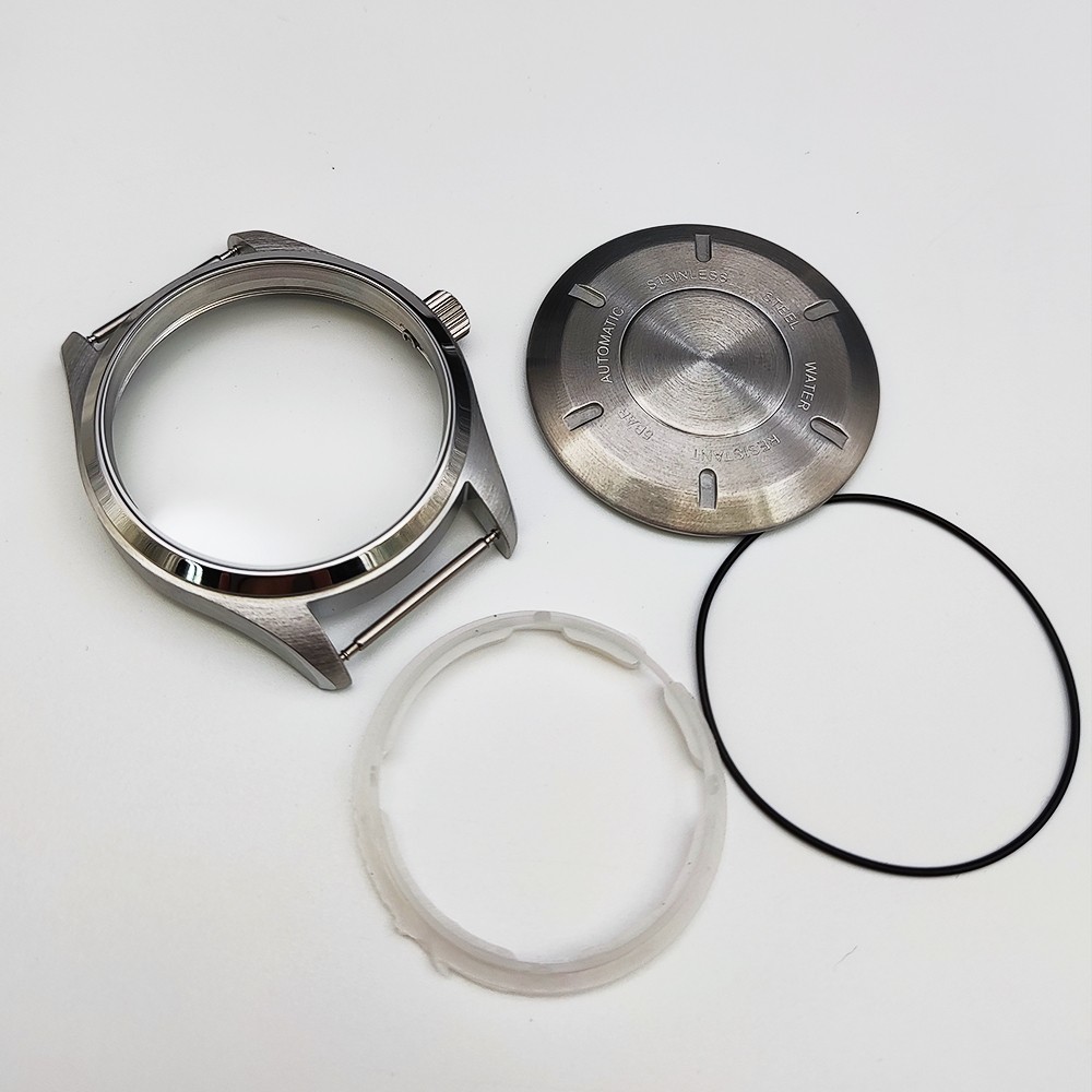 40mm Stainless steel Watch Case Sapphire Glass for NH35/36 Movement