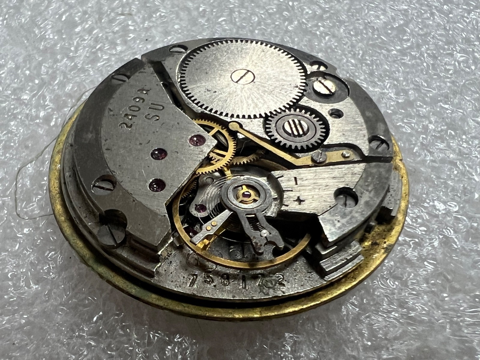 Watch movement USSR Vostok Cal.2409A plus Dial.For parts.